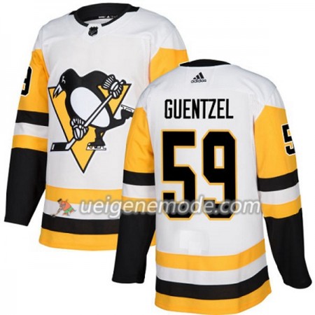 Herren Eishockey Pittsburgh Penguins Trikot Jake Guentzel 59 Adidas 2017-2018 Weiß Authentic